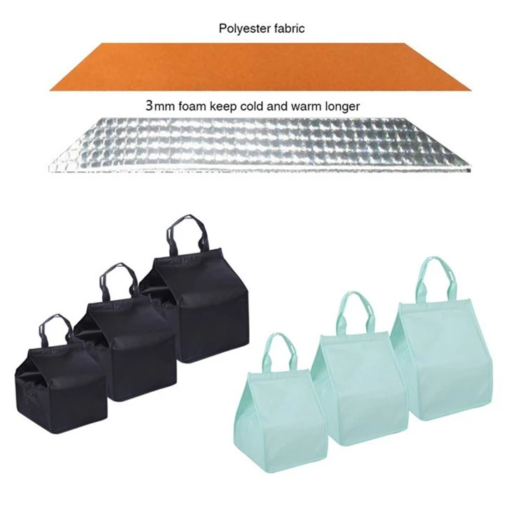 Foldable Insulated Non Woven Lunch Bag